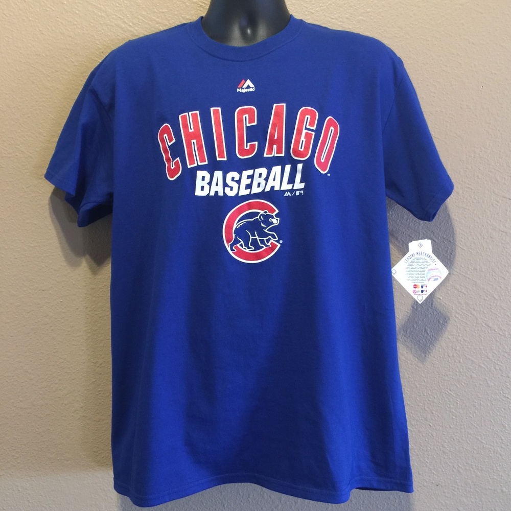 Majestic MLB Chicago Cubs Baseball T-Shirt